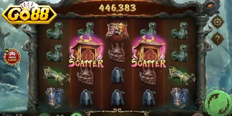 Màn hình hiển thị các dòng thanh toán trong game nổ hũ