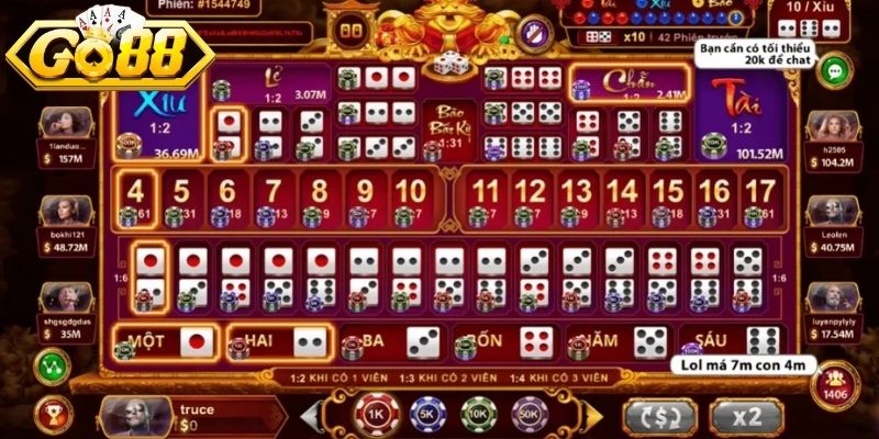 Chương trình ưu đãi độc quyền sicbo online Go88 hấp dẫn
