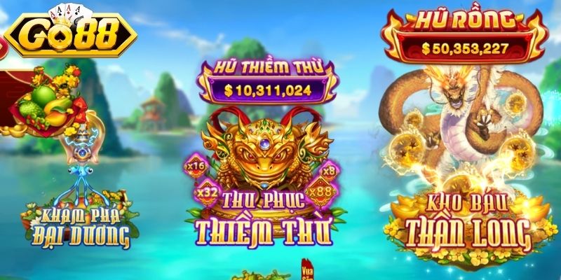 Ưu điểm đặc biệt của vua bắn cá Go88